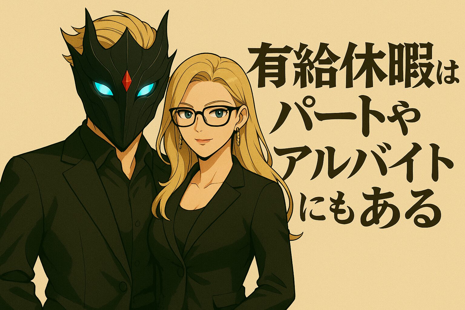 有給休暇は正社員だけじゃなく、パートやアルバイトにもあるという整備士と女性