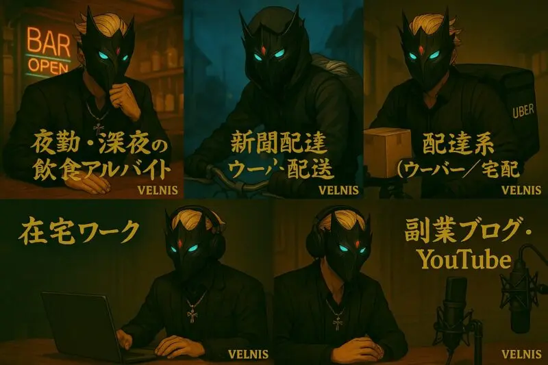 トリプルワーク副業してるヴェルニス