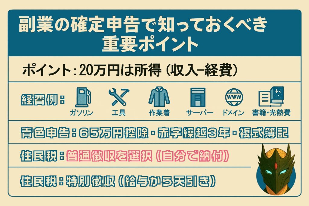 青色申告の説明